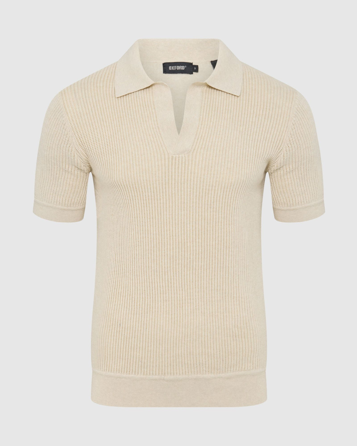 Huck Lined Knitted Polo MENS KNITWEAR