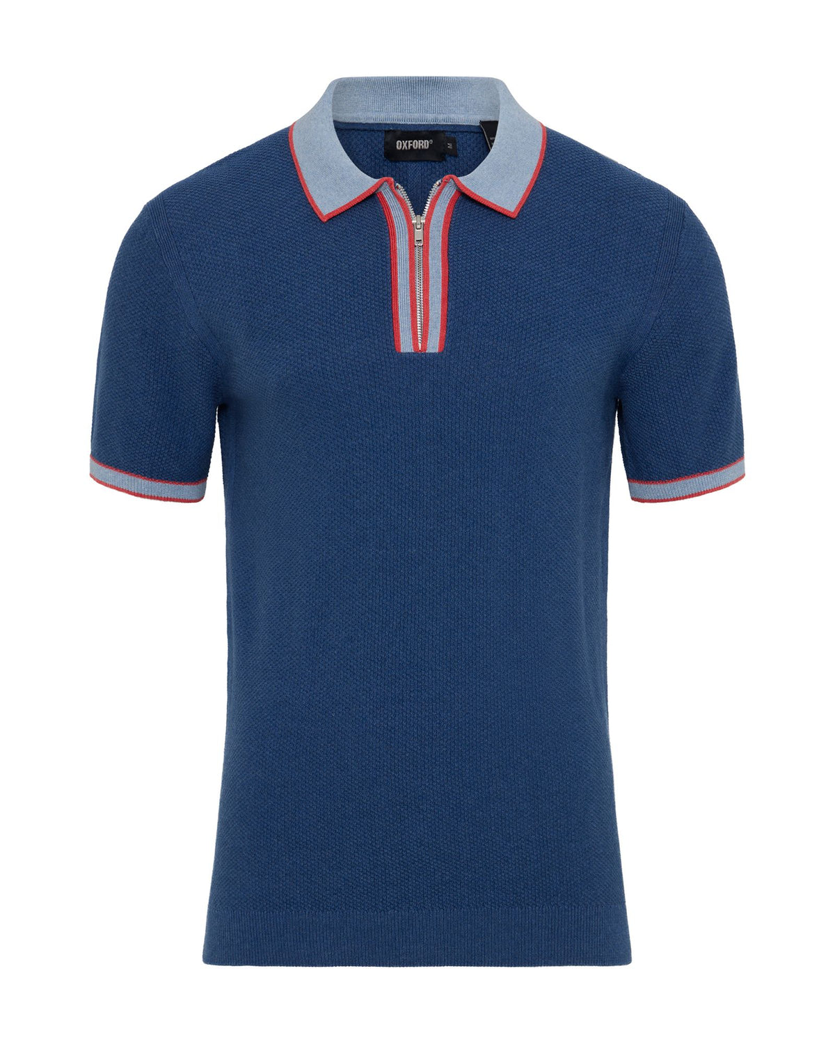 Holden Zip Neck Knitted Polo MENS KNITWEAR