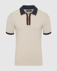 Holden Zip Neck Knitted Polo MENS KNITWEAR