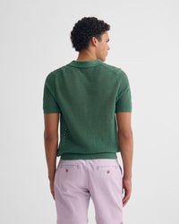 Lane Knitted Polo MENS KNITWEAR