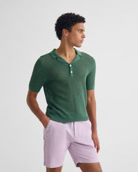 Lane Knitted Polo MENS KNITWEAR