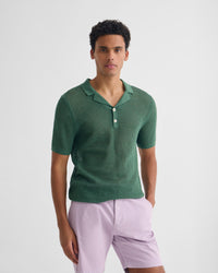 Lane Knitted Polo MENS KNITWEAR