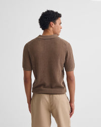 Lane Knitted Polo MENS KNITWEAR