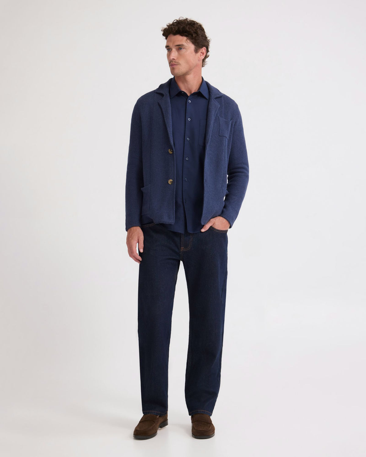 Fernando Cotton Boxy Cardigan