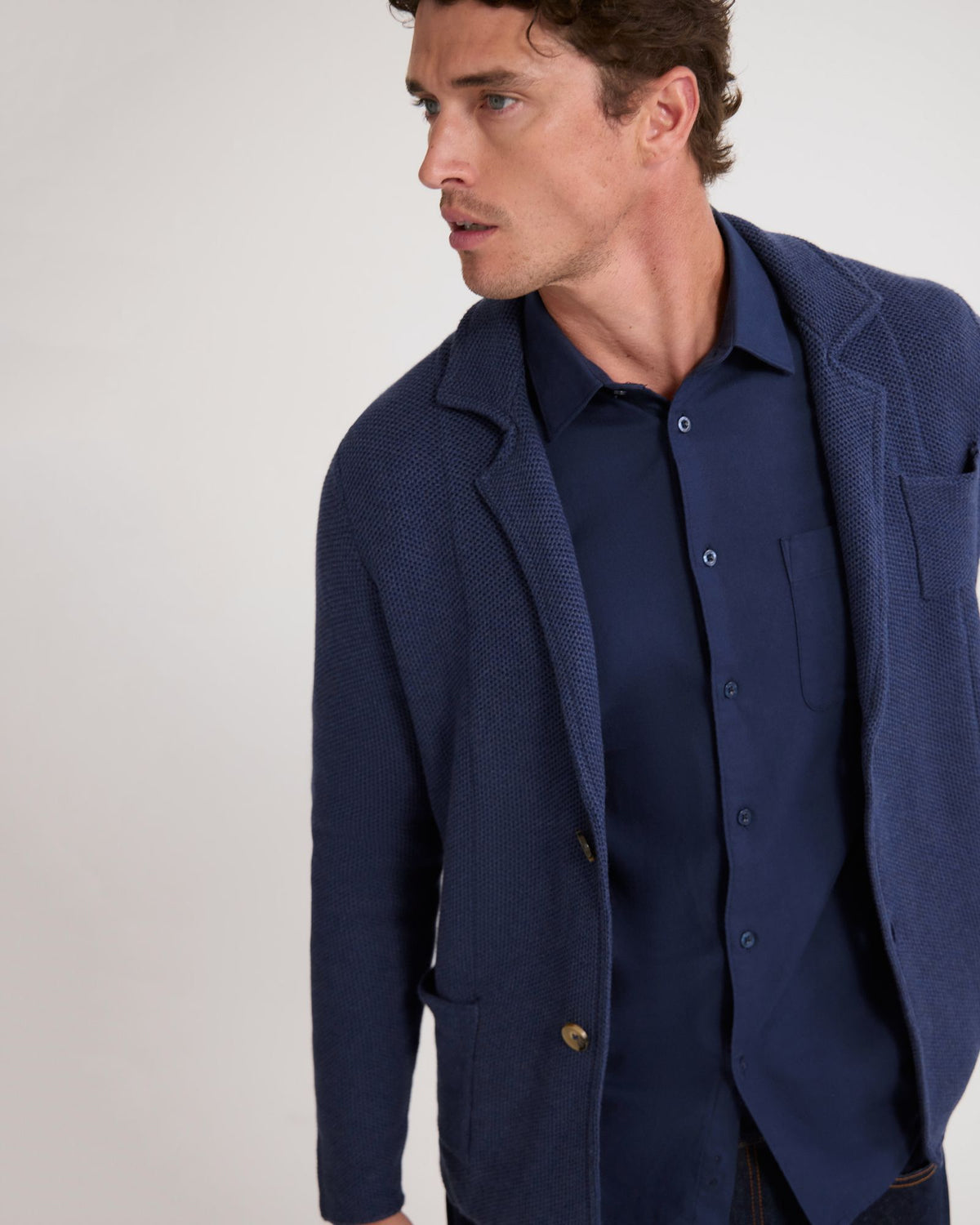 Fernando Cotton Boxy Cardigan