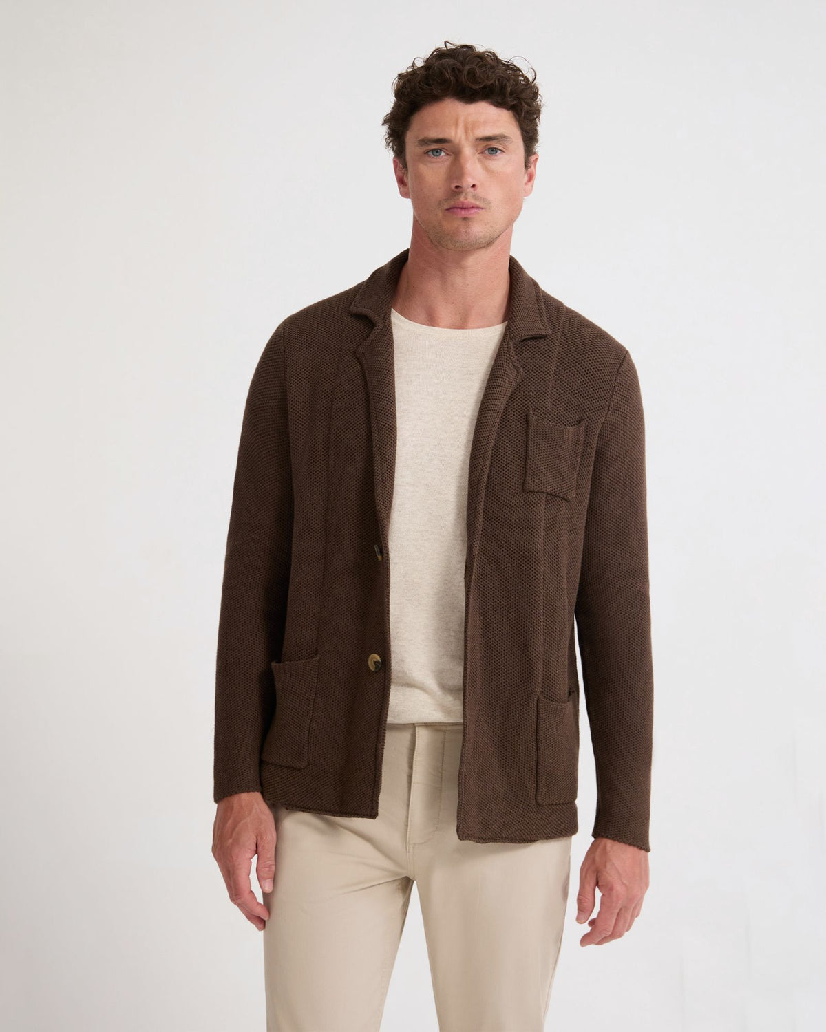 Fernando Cotton Boxy Cardigan