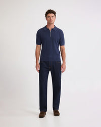 Remy Zip Neck Polo MENS KNITWEAR