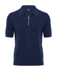 Remy Zip Neck Polo MENS KNITWEAR