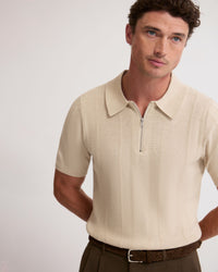 Remy Zip Neck Polo MENS KNITWEAR