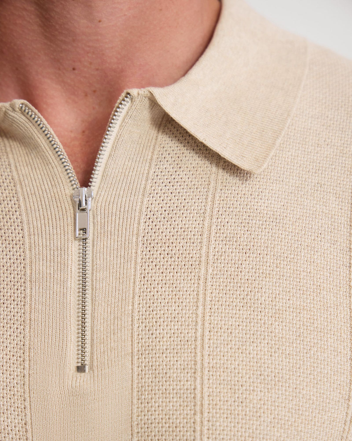 Remy Zip Neck Polo MENS KNITWEAR