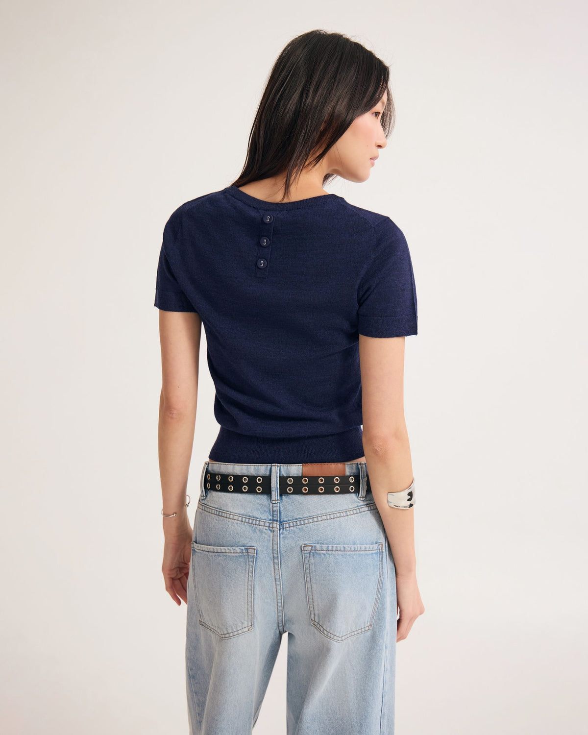 Grace Short Sleeve Merino Knit WOMENS KNITWEAR