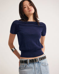 Grace Short Sleeve Merino Knit WOMENS KNITWEAR