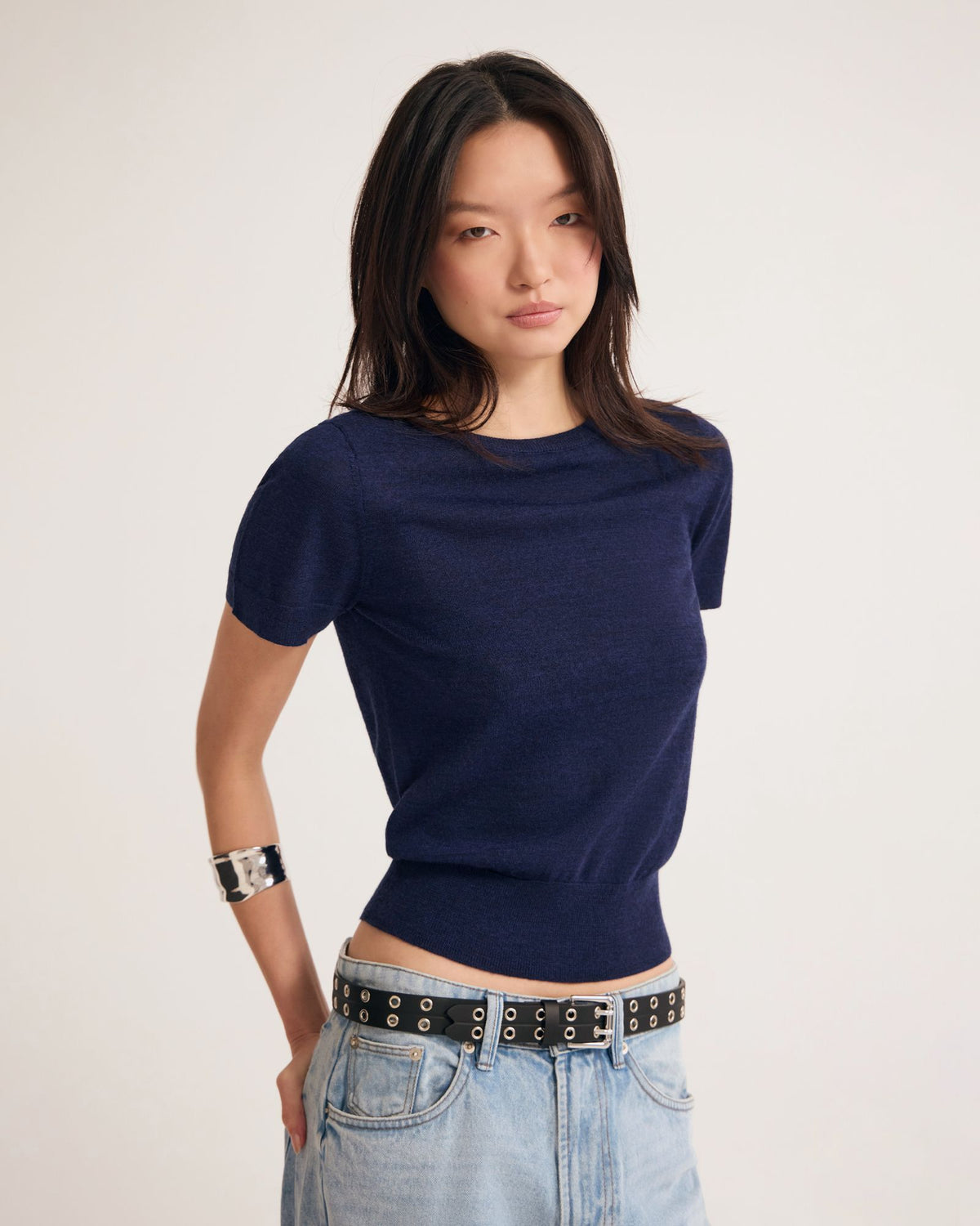 Grace Short Sleeve Merino Knit WOMENS KNITWEAR