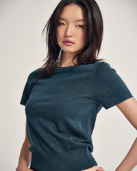 Grace Short Sleeve Merino Knit WOMENS KNITWEAR