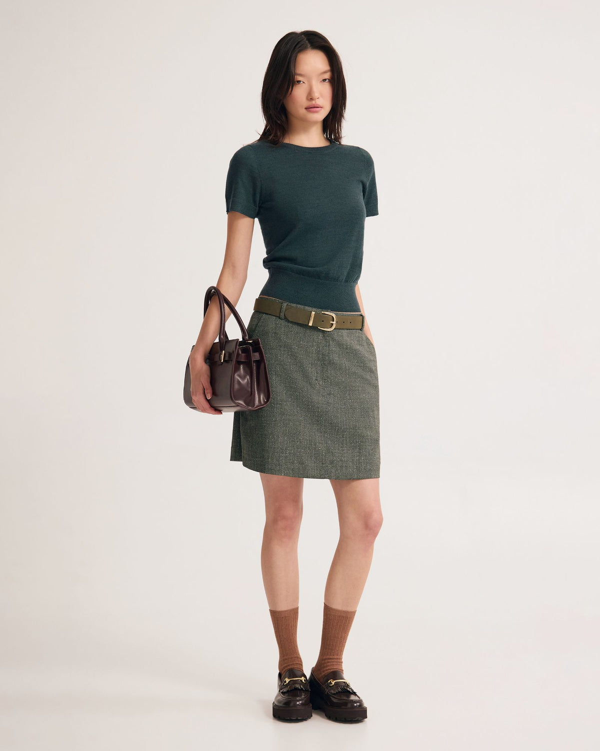 Grace Short Sleeve Merino Knit WOMENS KNITWEAR