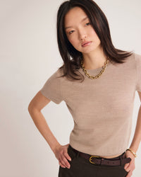 Grace Short Sleeve Merino Knit WOMENS KNITWEAR