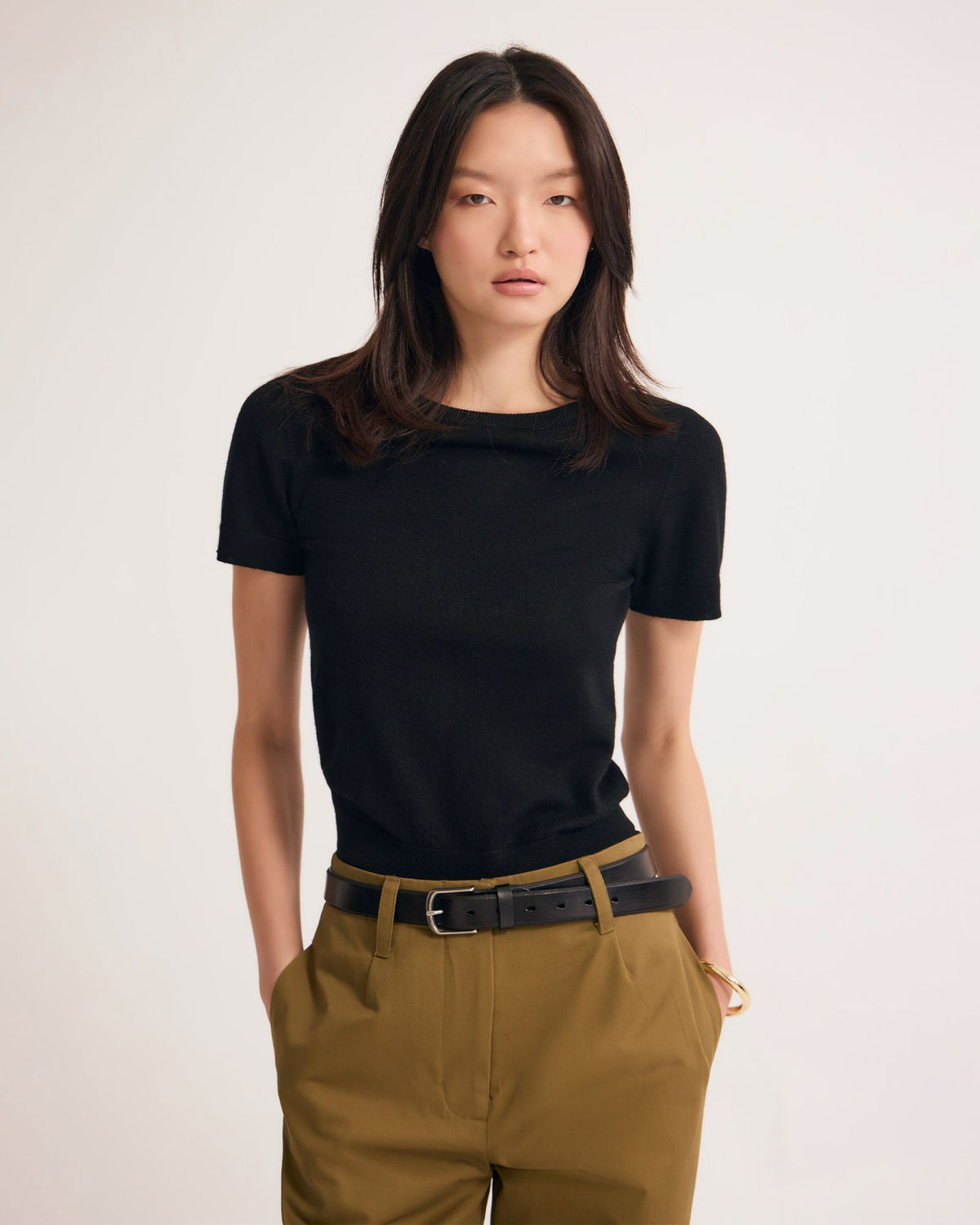 Grace Short Sleeve Merino Knit WOMENS KNITWEAR