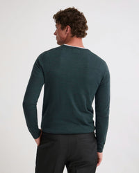 Basic V-Neck Pure Wool Pullover MENS KNITWEAR