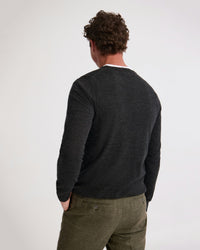 Basic V-Neck Pure Wool Pullover MENS KNITWEAR