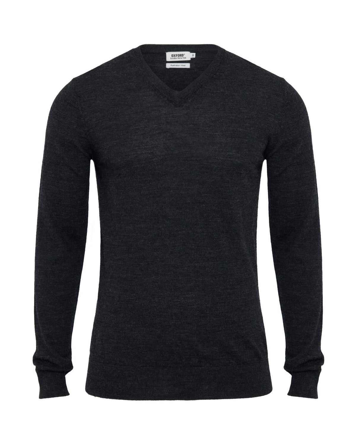 Basic V-Neck Pure Wool Pullover MENS KNITWEAR