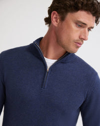 Robert Zip Neck Knit Pullover