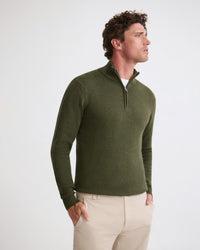 Robert Zip Neck Knit Pullover