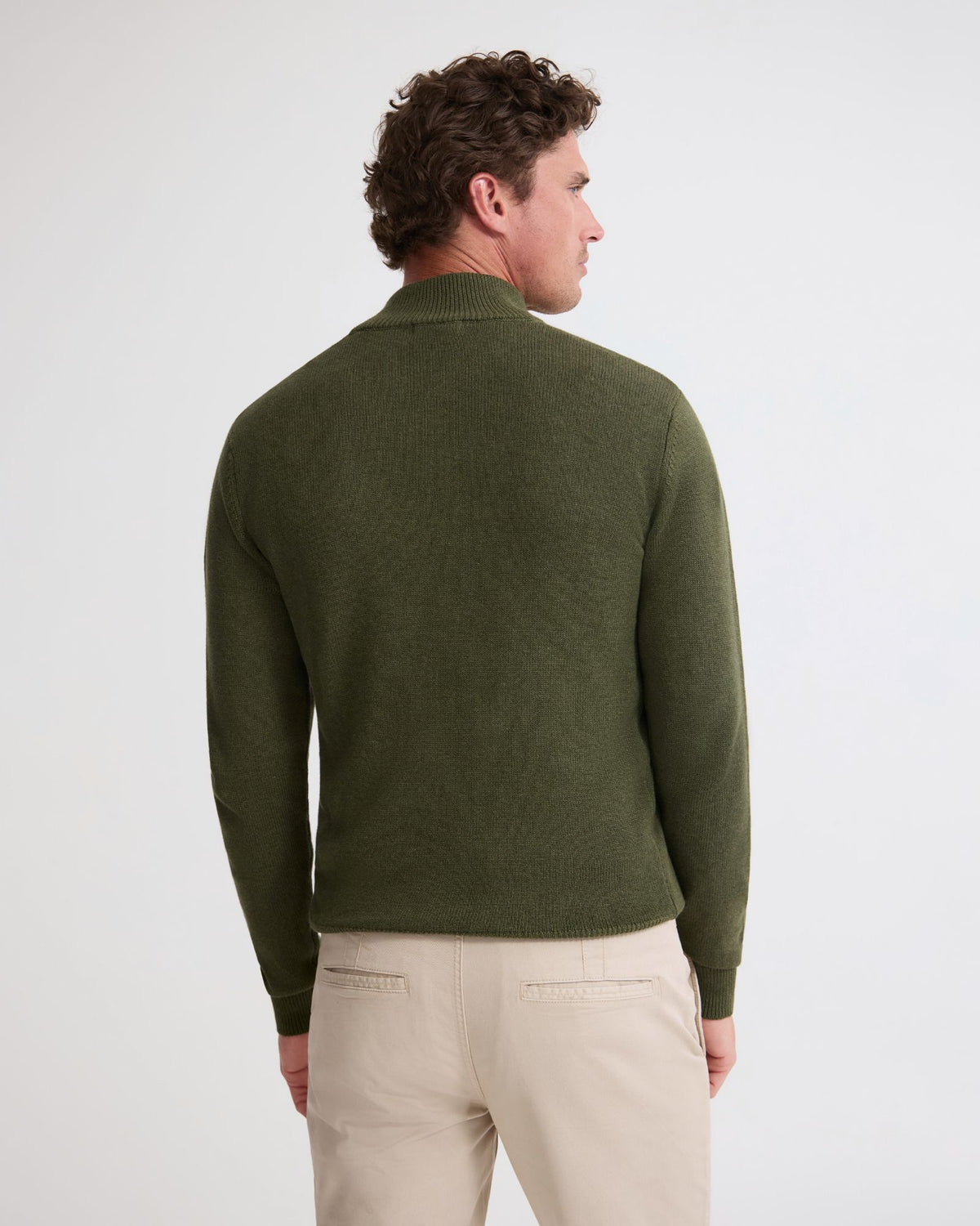 Robert Zip Neck Knit Pullover