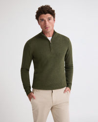 Robert Zip Neck Knit Pullover