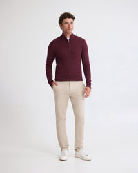 Robert Zip Neck Knit Pullover