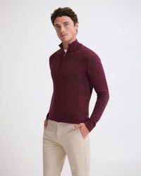 Robert Zip Neck Knit Pullover