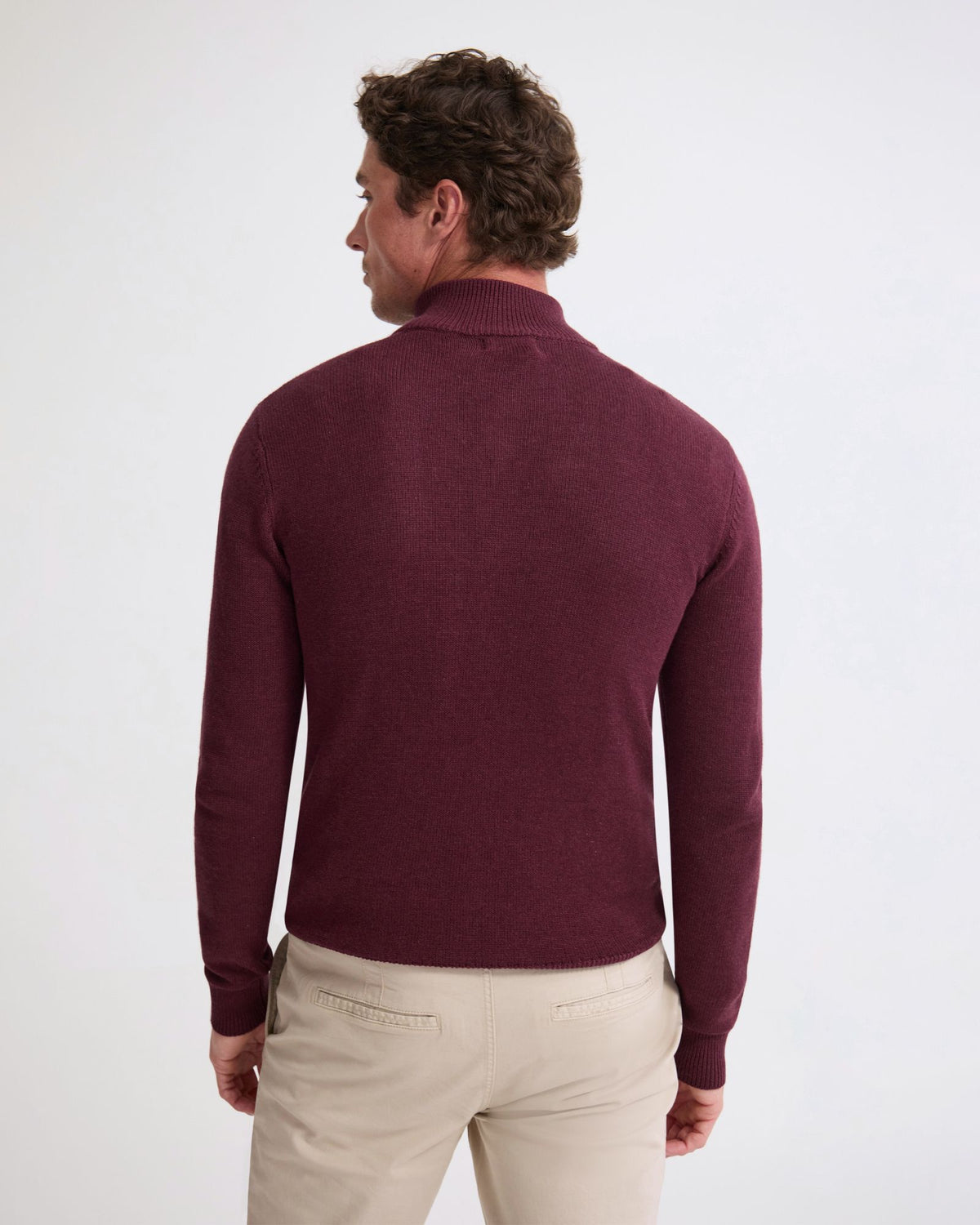 Robert Zip Neck Knit Pullover