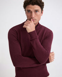 Robert Zip Neck Knit Pullover