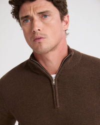 Robert Zip Neck Knit Pullover