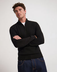 Robert Zip Neck Knit Pullover