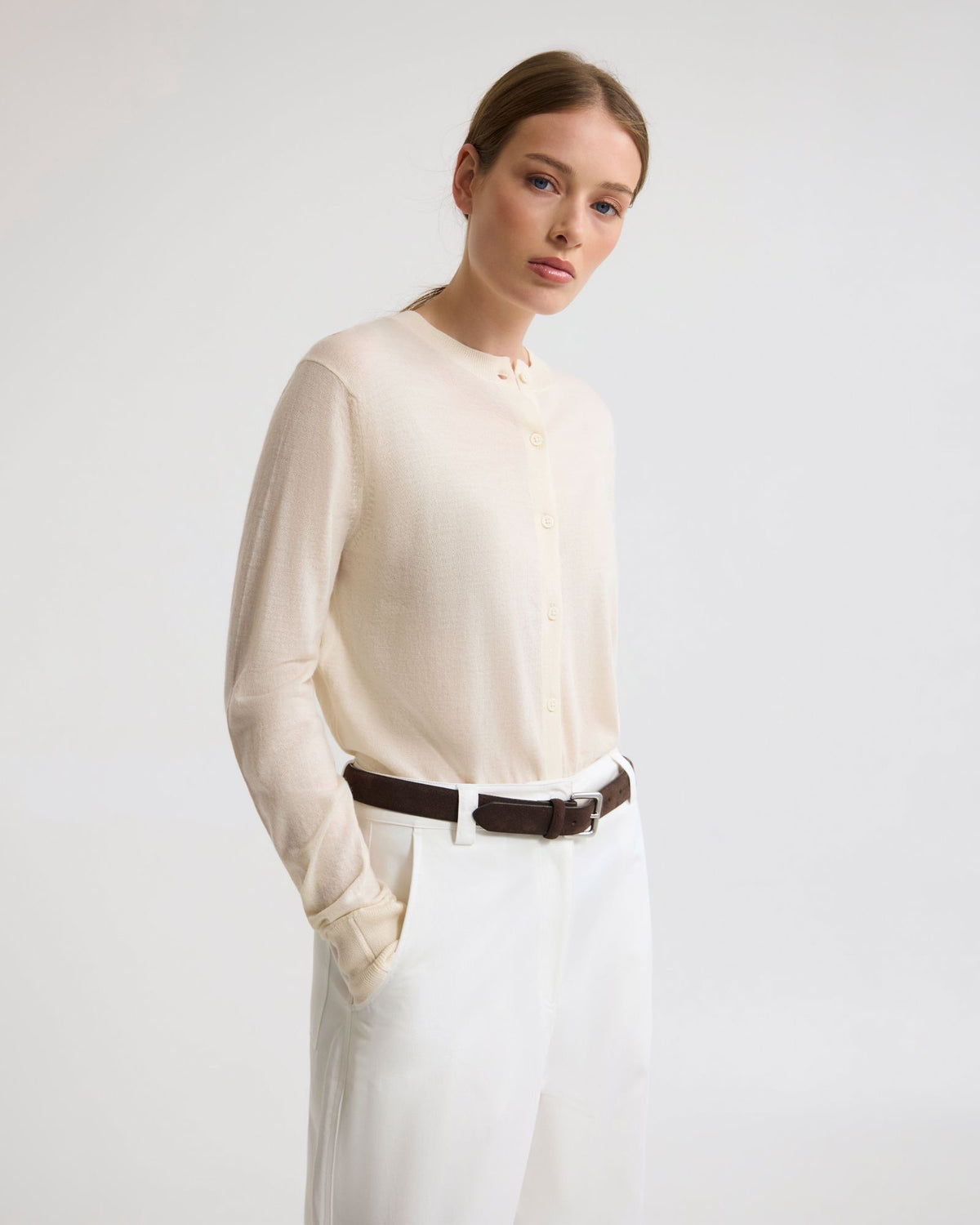 Lottie Merino Cardigan WOMENS KNITWEAR