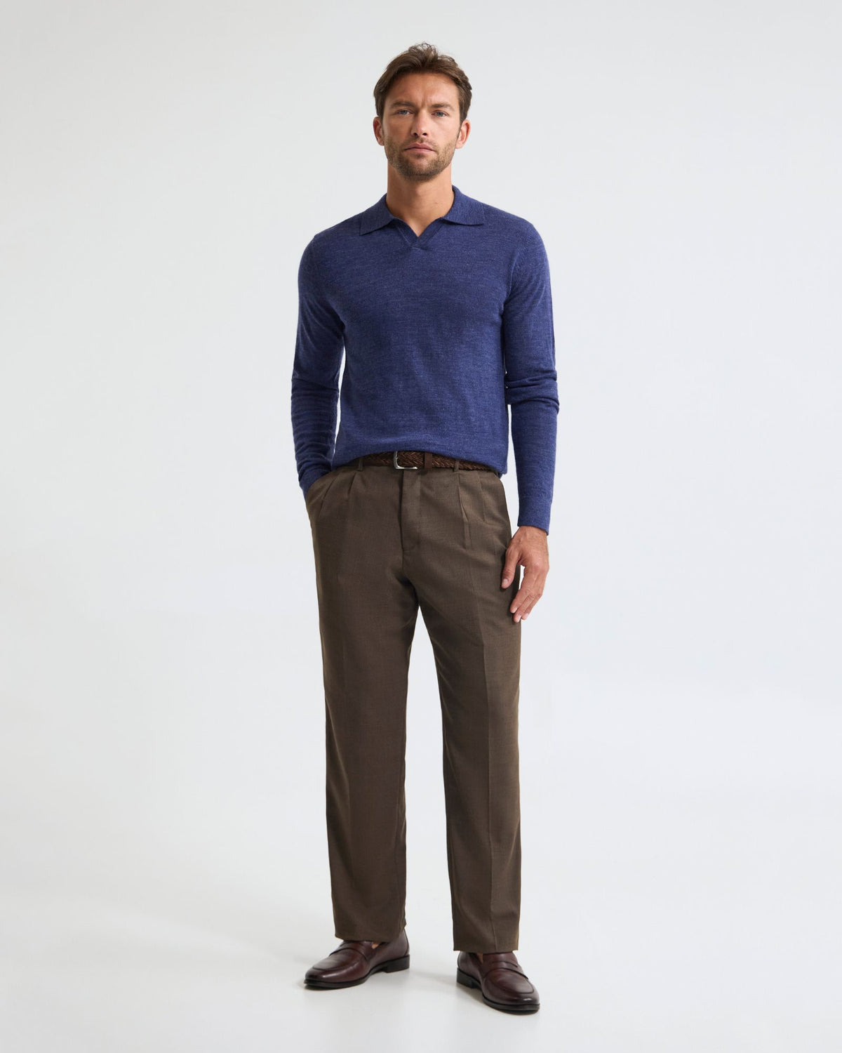 Blair Polo Collar Merino Knit MENS KNITWEAR