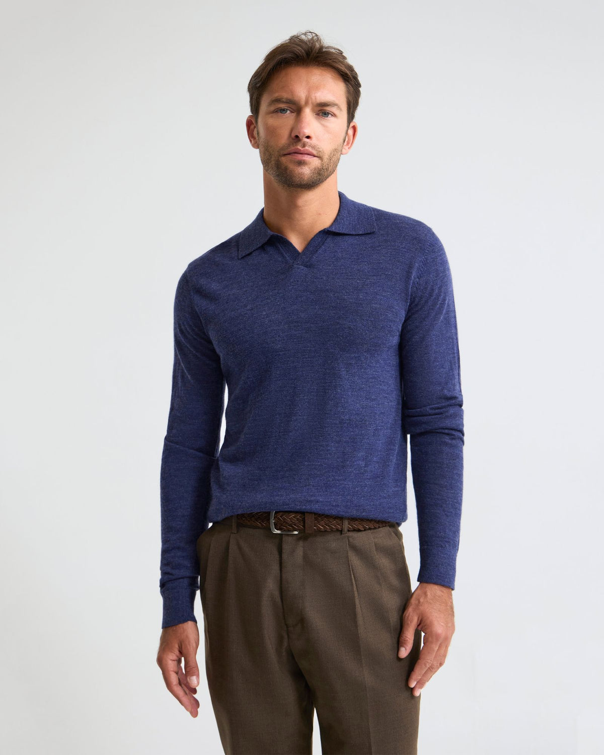 Blair Polo Collar Merino Knit MENS KNITWEAR