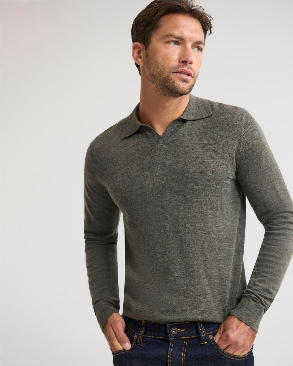 Blair Polo Collar Merino Knit MENS KNITWEAR