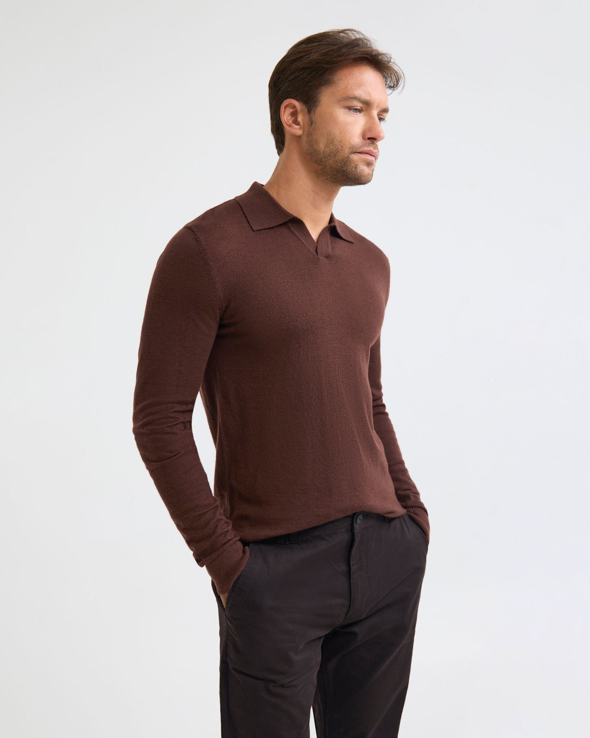 Blair Polo Collar Merino Knit MENS KNITWEAR