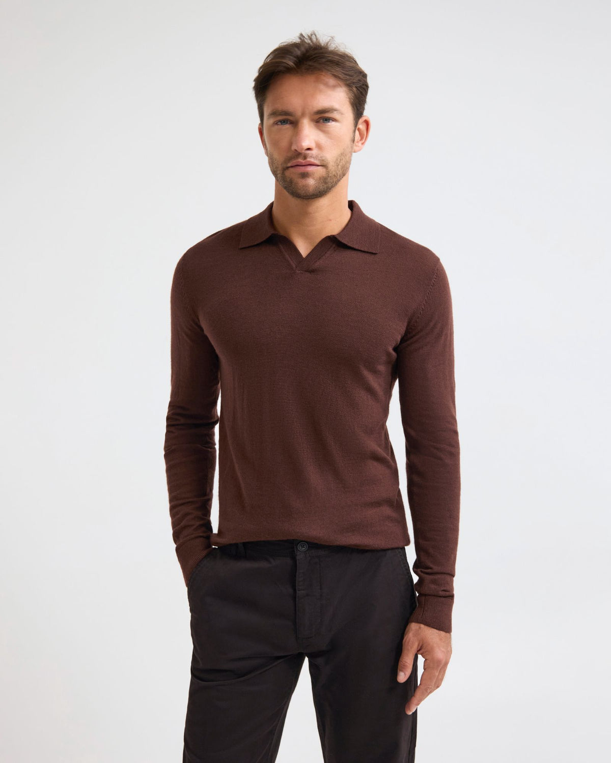 Blair Polo Collar Merino Knit MENS KNITWEAR