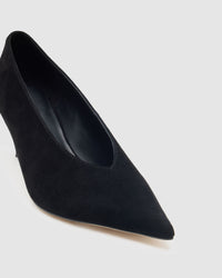 Aria Suede Point Toe Heel WOMENS SHOES