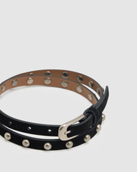Gloria Skinny Stud Belt WOMENS ACCESSORIES