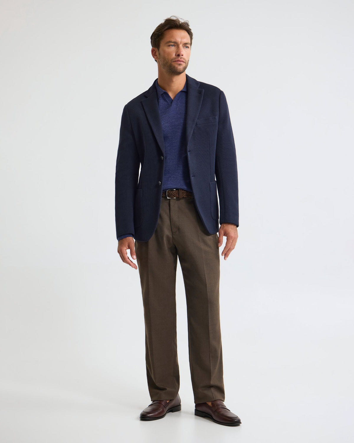 Antonio Cotton Knitted Blazer MENS JACKETS AND COATS