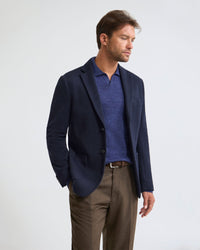 Antonio Cotton Knitted Blazer MENS JACKETS AND COATS