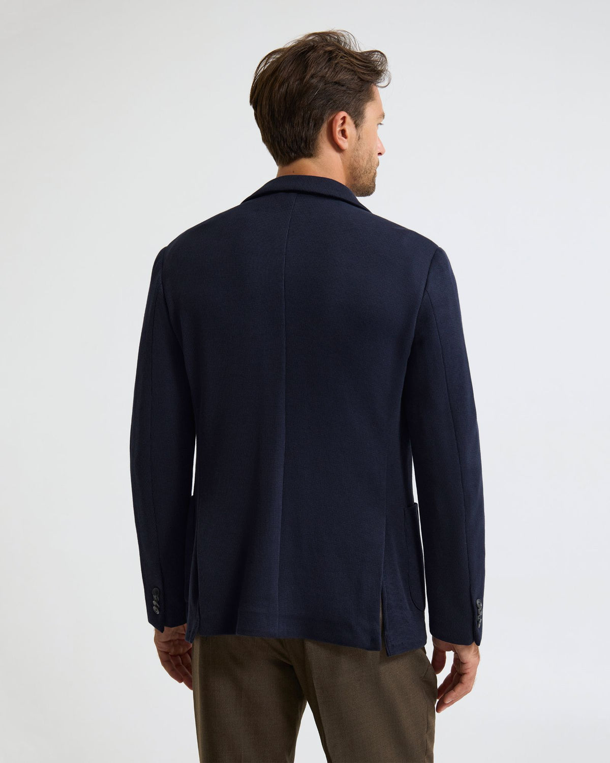 Antonio Cotton Knitted Blazer MENS JACKETS AND COATS