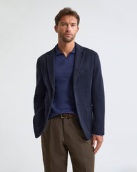 Antonio Cotton Knitted Blazer MENS JACKETS AND COATS