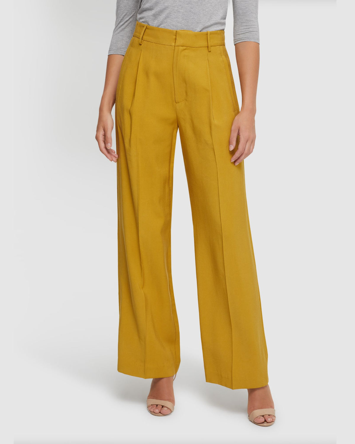 HAZEL WIDE LEG TROUSERS WOMENS PANTS