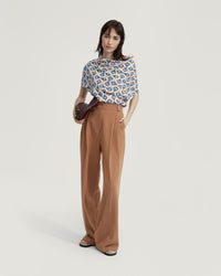 SAMARA GEO PRINT TOP WOMENS TOPS