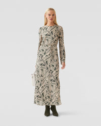 ALANNAH GEO PRINT DRESS WOMENS DRESSES