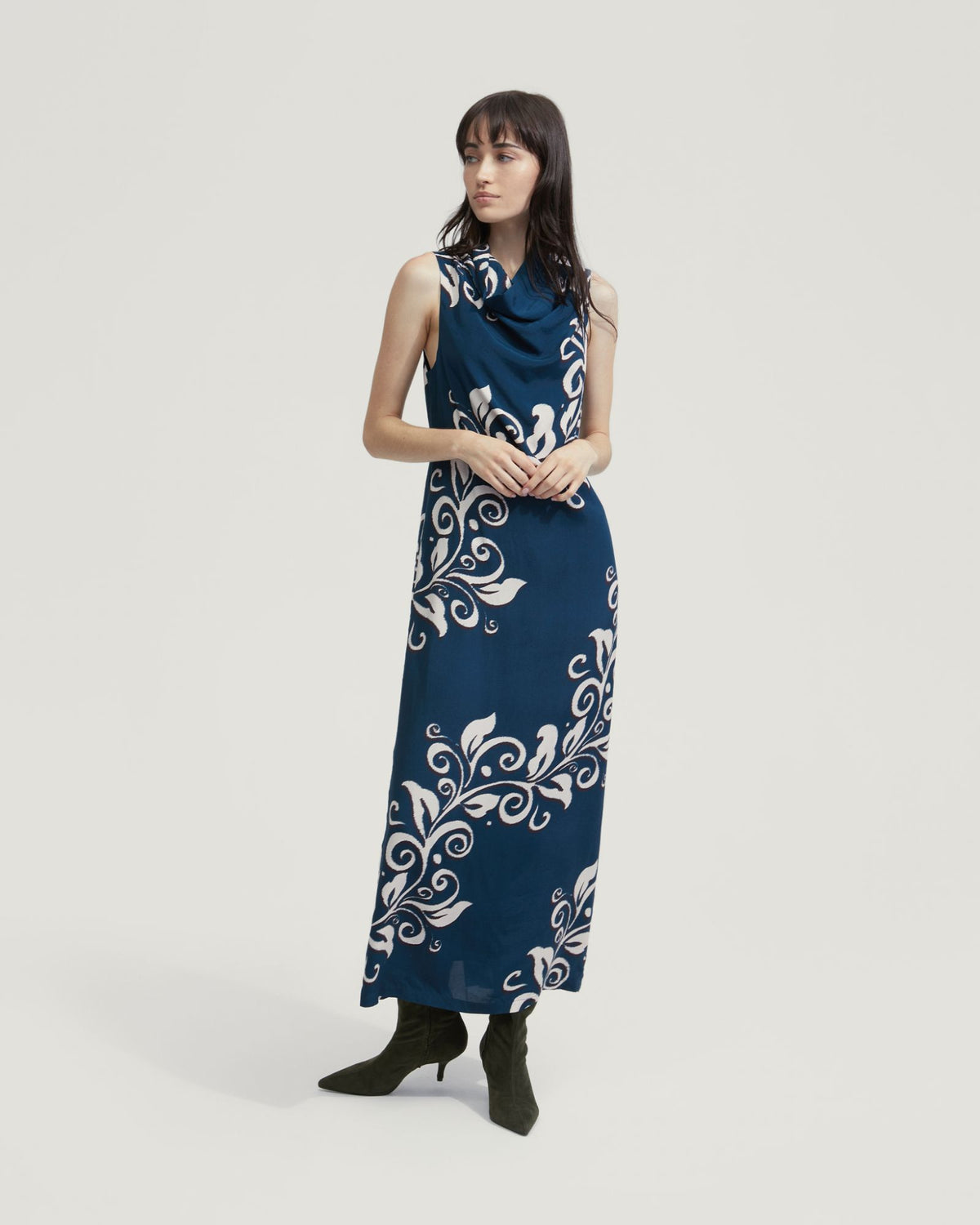NATASHA FLORAL PRINT DRESS WOMENS DRESSES